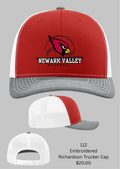 Newark Valley Baseball Trucker Cap – Embroidered 112