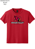 Newark Valley Baseball Youth Tee 8000B