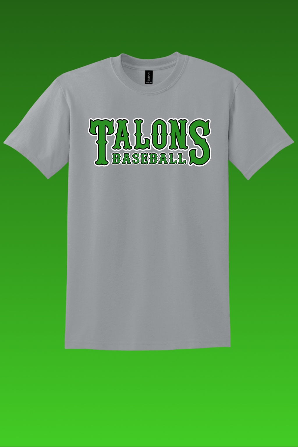 🦅 Talons Baseball Cotton T-Shirt – $18Each