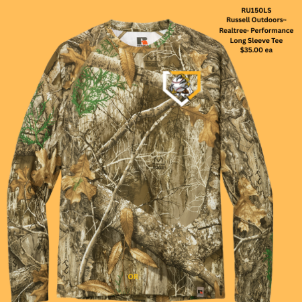🦅 Civic Talons Camo Performance Long Sleeve – $35 Each