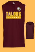 Men’s B-Core Sleeveless Hooded T-Shirt – Style #4108 TALONS Baseball Full-Front