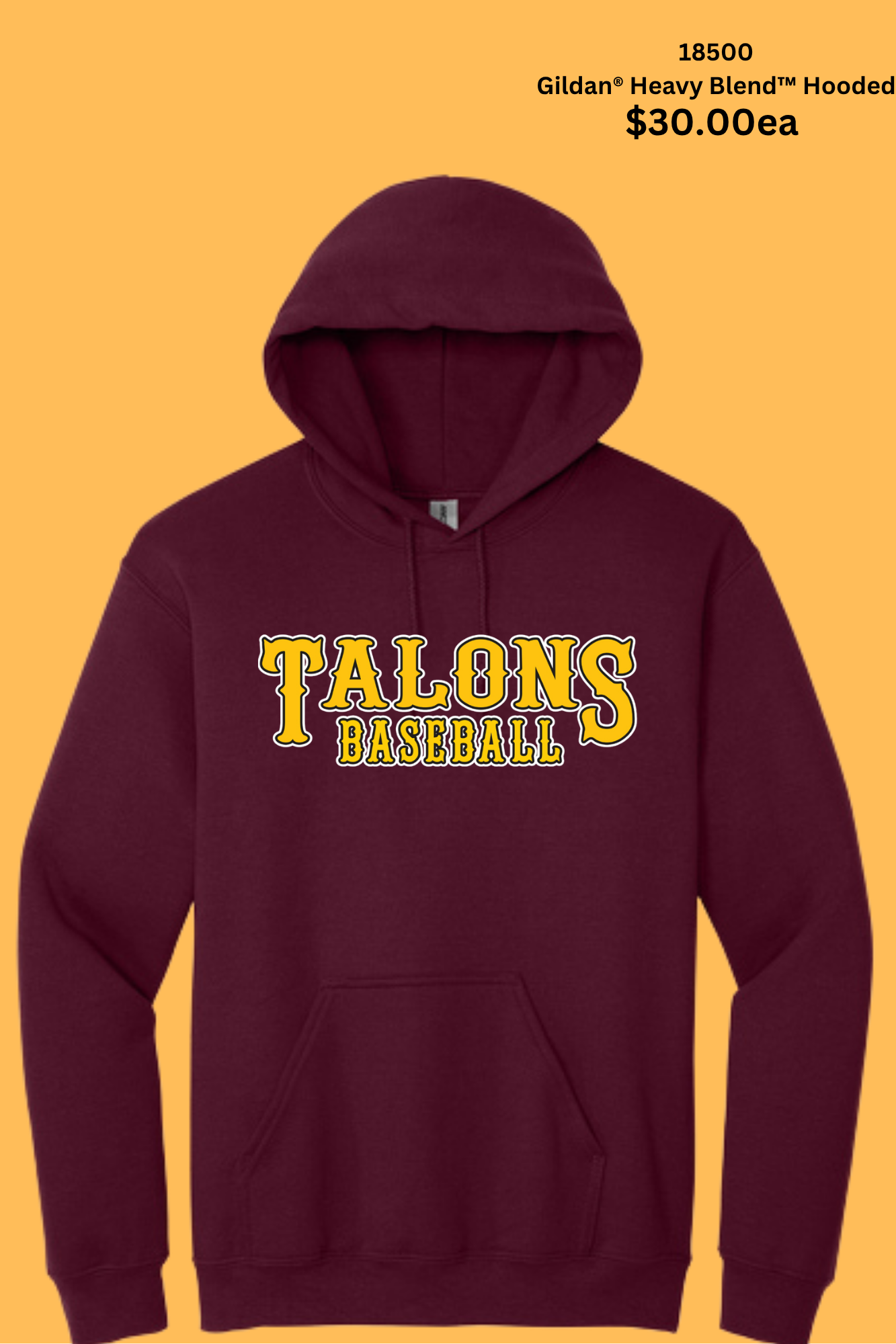 18500 Gildan® Heavy Blend™ Hooded Sweatshirt